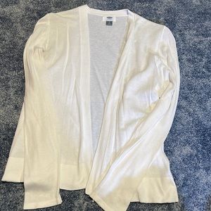 White Old Navy Cardigan
